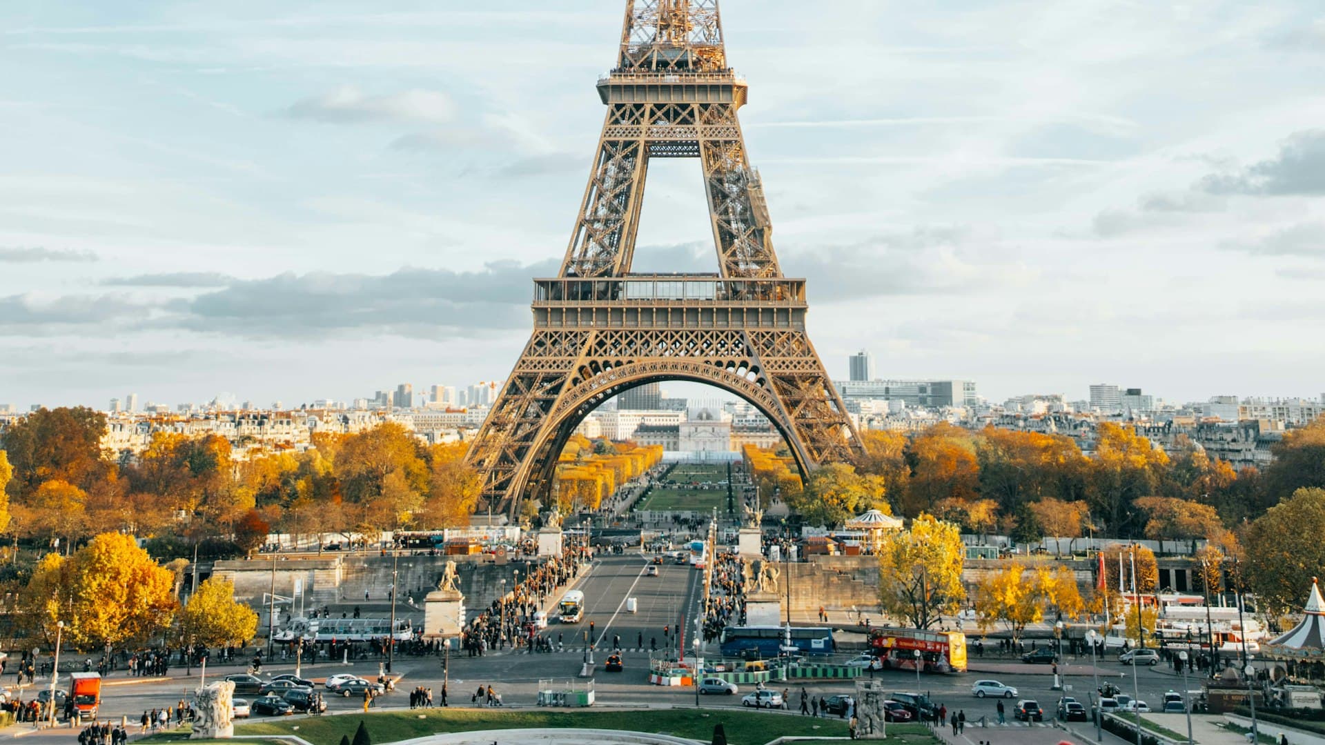 The Eiffel Tower in Paris, France